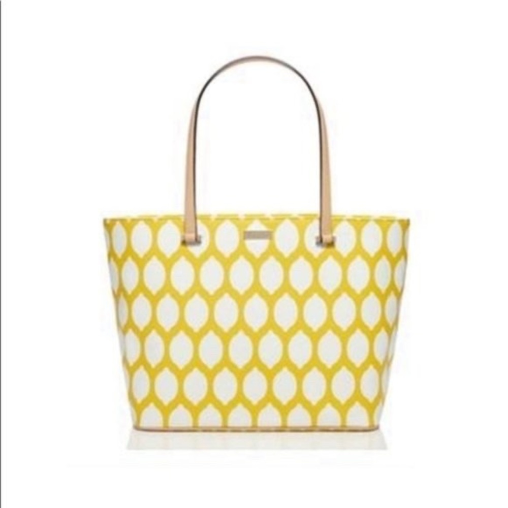 Kate Spade Lemon Print Tote Bag